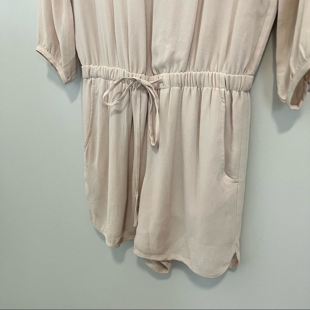 Aritzia Babaton Keagan Romper  Cream - Picture 7 of 15